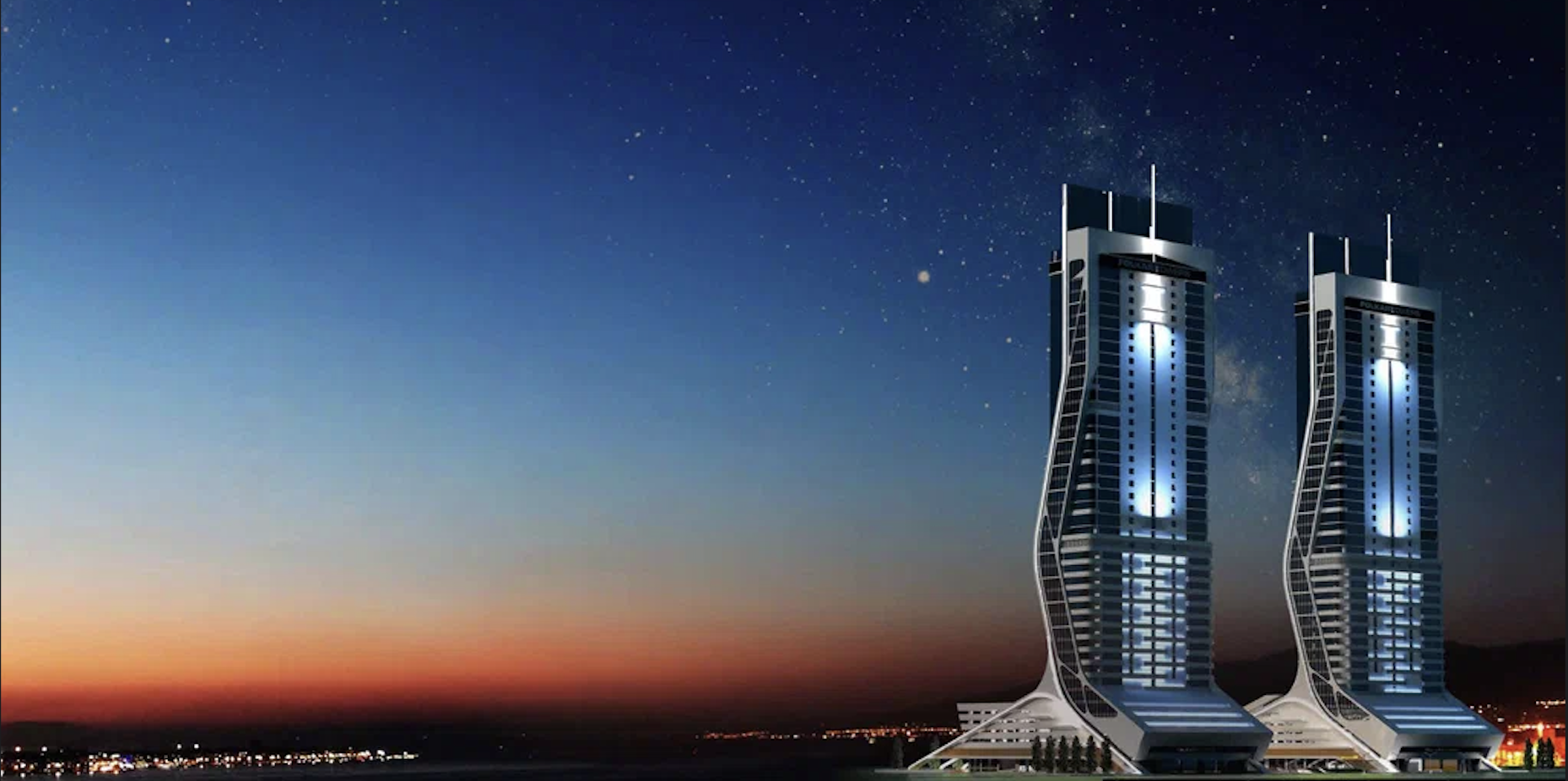 Folkart Towers Gece